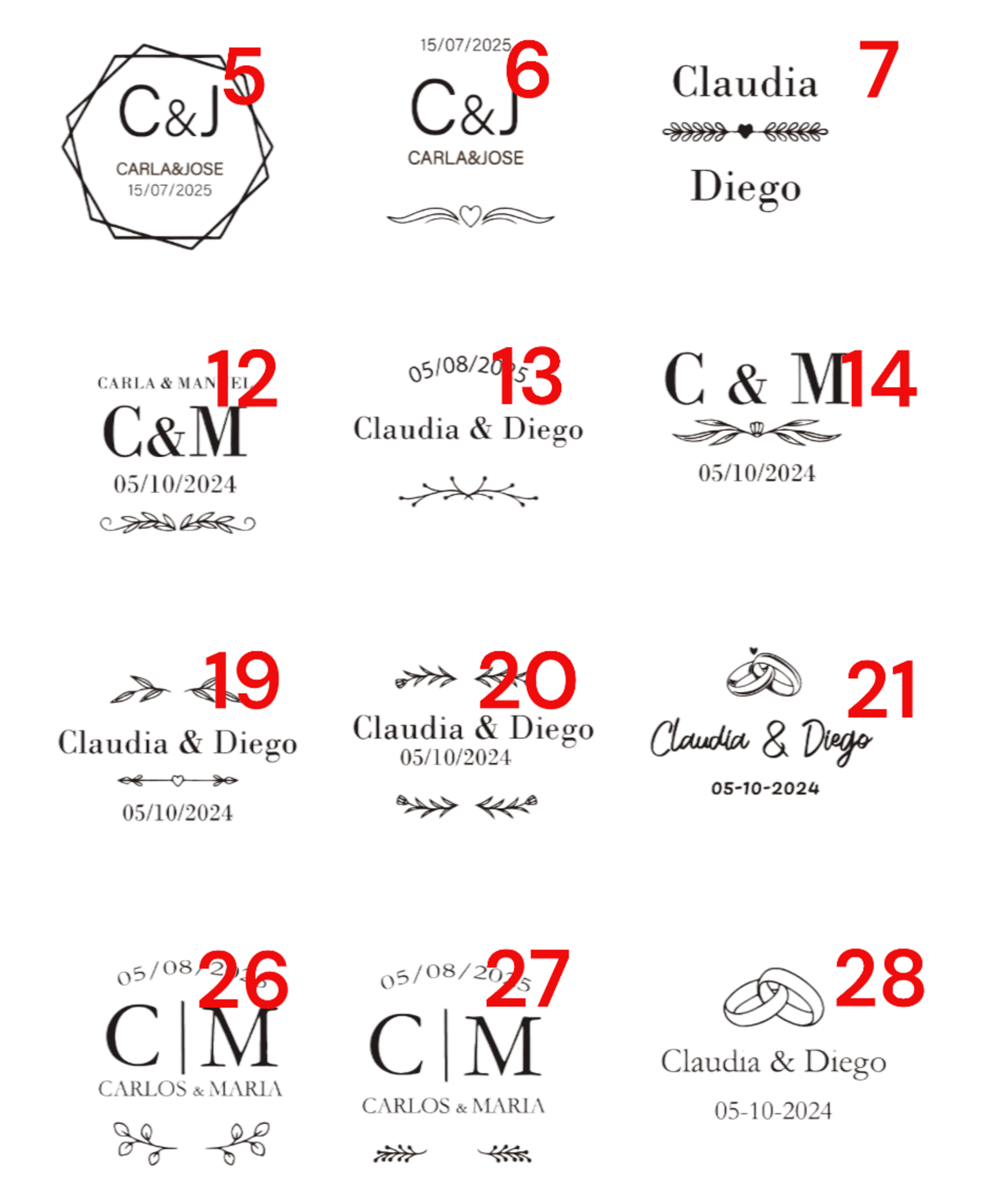 personalizado para boda - 6