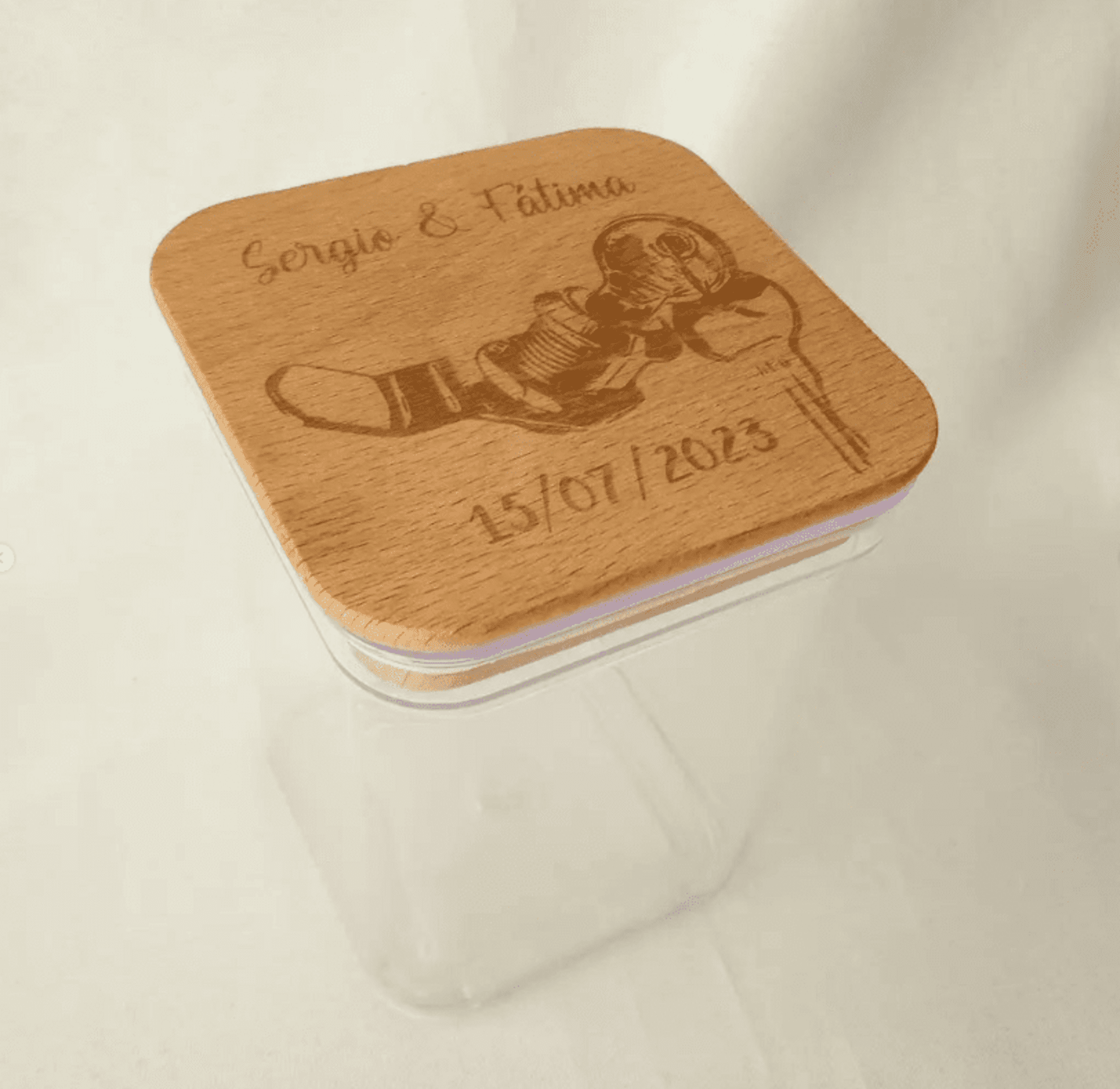 Caja con tapa personalizada - 3